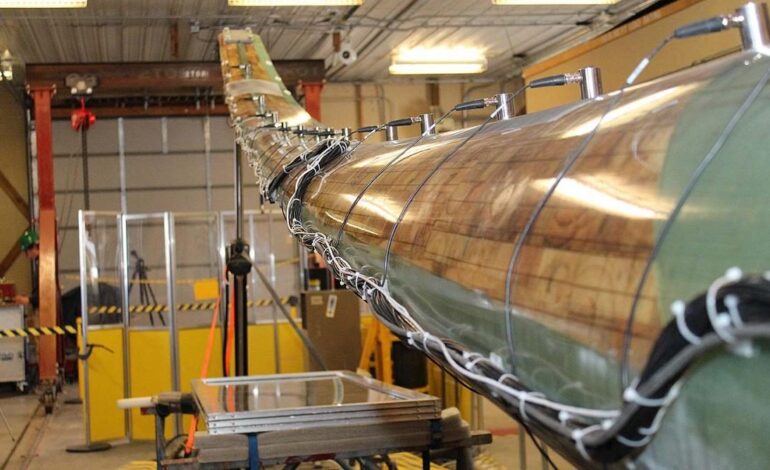 تست پره توربین باد