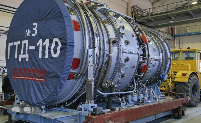 توربین گاز پرقدرت روسیه