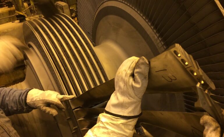 پره‌ توربین بخار