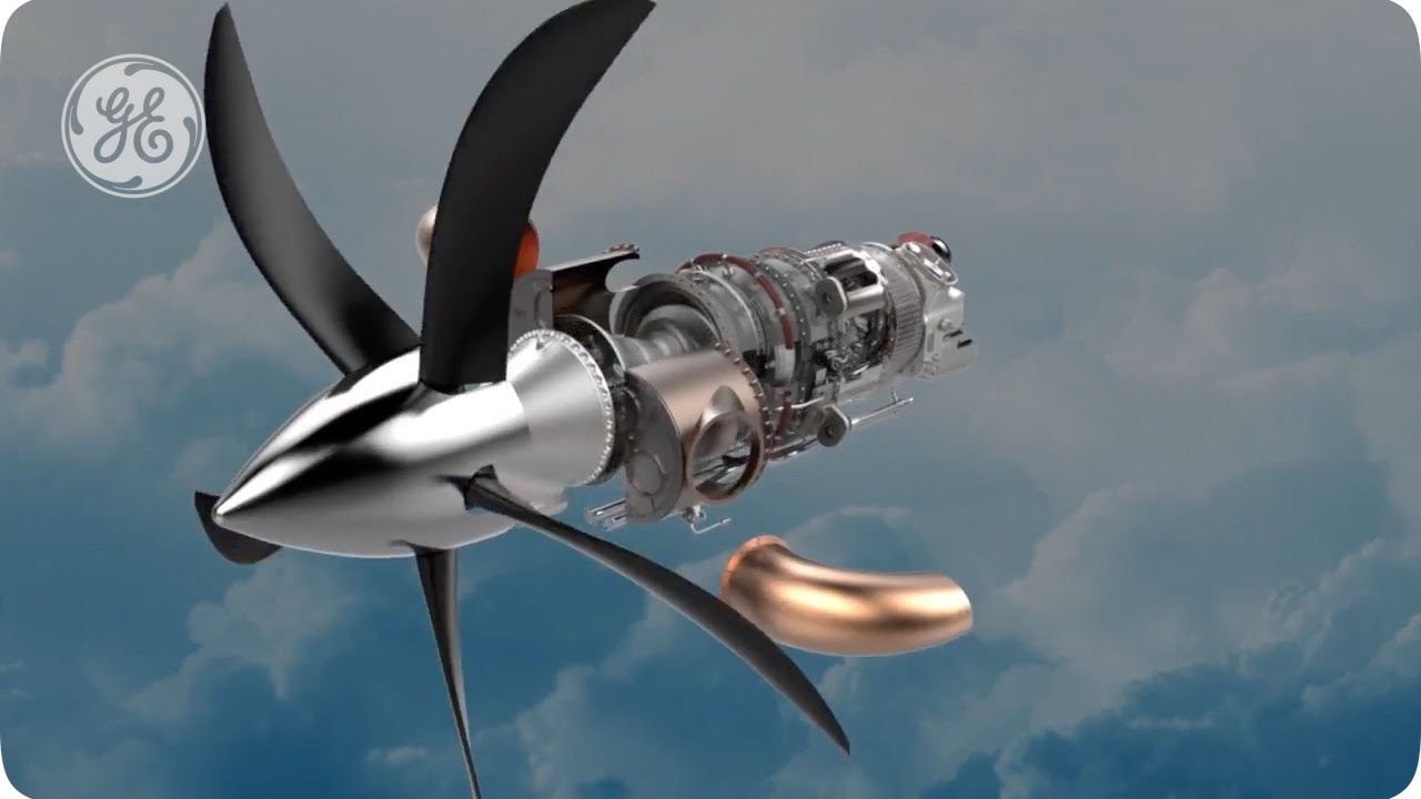 کاتالیست موتور توربوپراپ جدید بخش هوانوردی جنرال الکتریک [فیلم]