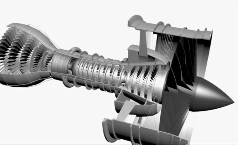 موتور توربوفن دو محوره