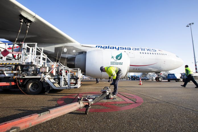 نخستین پرواز هواپیمایی مالزی با استفاده از سوخت اس‌ای‌اف