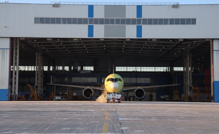  صدور گواهینامه نوع برای جت مسافربری جدید روسیه