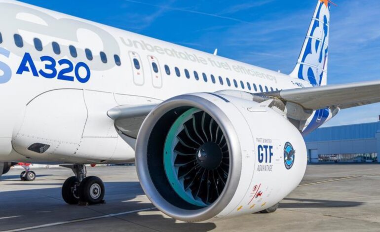  آغاز آزمایش پروازی نمونه روزآمد موتور توربوفن دنده‌ای