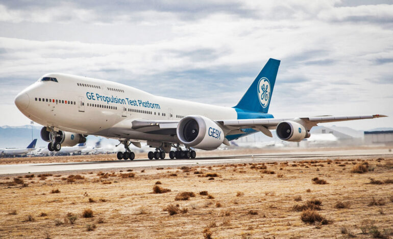  اولین پرواز موتور GE9X [فیلم]