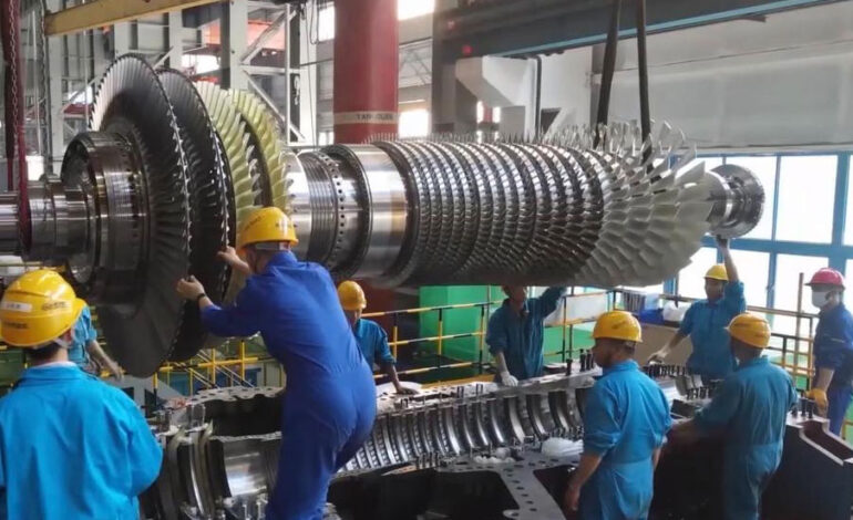 توربین گاز کلاس F بومی چین