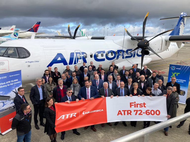 تحویل اولین هواپیمای ATR 72 با موتور جدید به ایرلاین فرانسوی