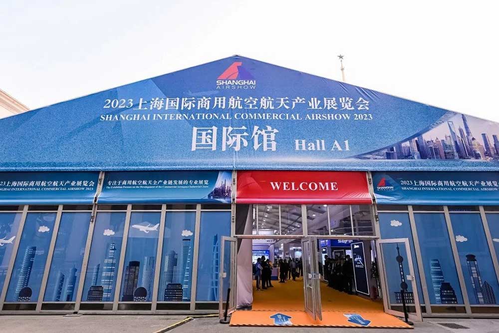 عرض اندام موتورهای چینی در نمایشگاه هوایی شانگهای