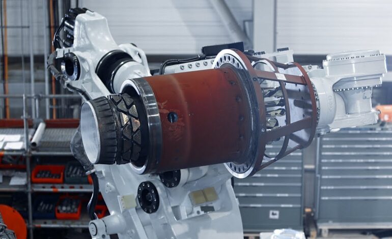  جایگزینی مشعل توربین های گاز زیمنس با استفاده از فناوری روباتیک