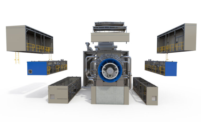 محفظه توربین گاز