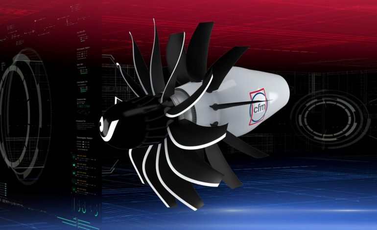 مدل‌سازی اتصال موتور فن‌ باز و هواپیمای حامل