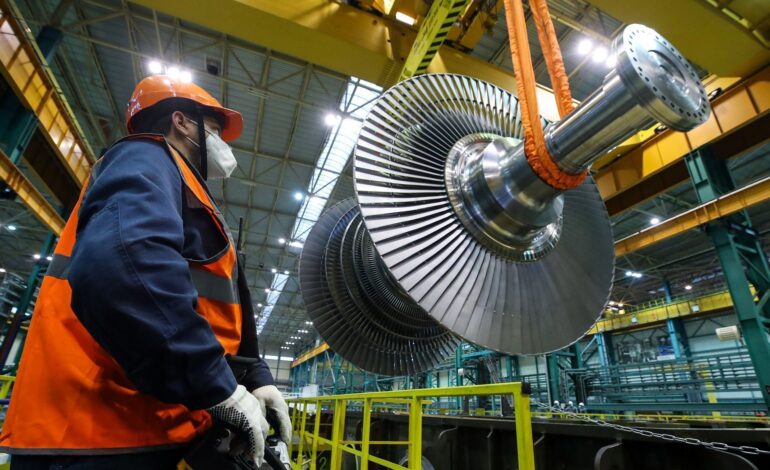 توربین ‌گاز صنعتی متوسط