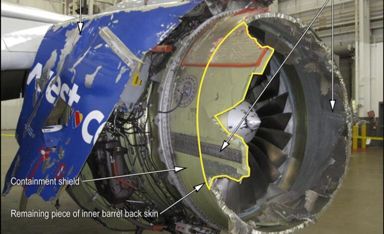  الزام تعویض محفظه موتور هواپیمای بوئینگ 737NG توسط اداره هوانوردی فدرال آمریکا