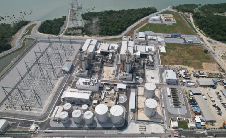 نیروگاه جدید گازسوز مالزی